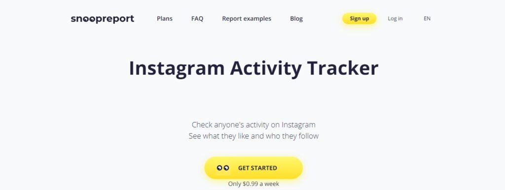 Snoopreport Instagram tracker
